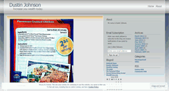 Desktop Screenshot of dustinljohnson.wordpress.com