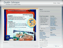 Tablet Screenshot of dustinljohnson.wordpress.com