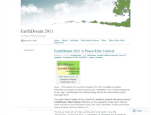 Tablet Screenshot of earthdreamfilmfest.wordpress.com