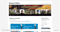 Desktop Screenshot of ikesgrunt.wordpress.com