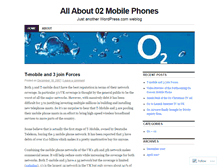 Tablet Screenshot of 02mobilephones.wordpress.com