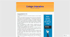Desktop Screenshot of colegiointerativo.wordpress.com