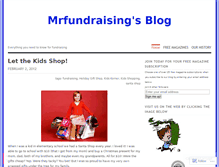 Tablet Screenshot of mrfundraising.wordpress.com