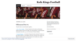 Desktop Screenshot of kofafootball.wordpress.com