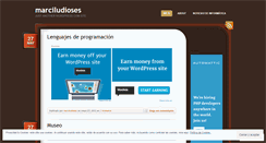Desktop Screenshot of marciludioses.wordpress.com