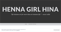 Desktop Screenshot of hennabyhina.wordpress.com