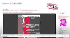 Desktop Screenshot of jaquealacorrupcion.wordpress.com