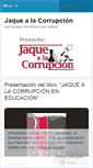 Mobile Screenshot of jaquealacorrupcion.wordpress.com