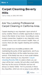 Mobile Screenshot of carpetcleanings94.wordpress.com