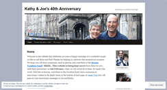 Desktop Screenshot of kathyandjoeanniversary.wordpress.com