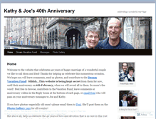 Tablet Screenshot of kathyandjoeanniversary.wordpress.com