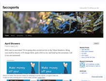 Tablet Screenshot of faccsports.wordpress.com