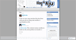 Desktop Screenshot of blogdoaju.wordpress.com