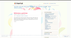 Desktop Screenshot of insertat.wordpress.com