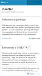 Mobile Screenshot of insertat.wordpress.com