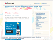 Tablet Screenshot of insertat.wordpress.com