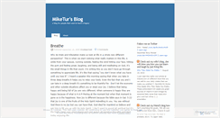 Desktop Screenshot of miketur.wordpress.com