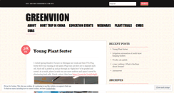 Desktop Screenshot of greenviion.wordpress.com
