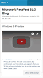 Mobile Screenshot of pacnwslg.wordpress.com