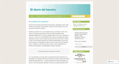 Desktop Screenshot of becariodeinvestigacion.wordpress.com