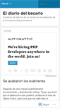 Mobile Screenshot of becariodeinvestigacion.wordpress.com