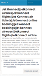 Mobile Screenshot of jetkonnectairlines.wordpress.com