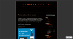 Desktop Screenshot of choppercity.wordpress.com