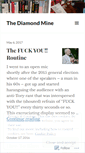 Mobile Screenshot of diamonddavewonfor.wordpress.com