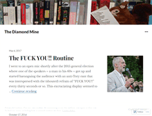 Tablet Screenshot of diamonddavewonfor.wordpress.com