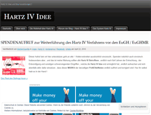 Tablet Screenshot of hartz4idee.wordpress.com