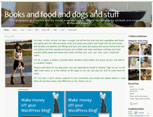 Tablet Screenshot of booksandfoodanddogsandstuff.wordpress.com