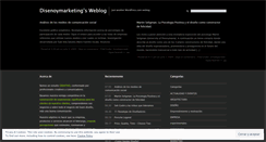 Desktop Screenshot of disenoymarketing.wordpress.com