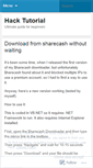 Mobile Screenshot of hacktutorial.wordpress.com