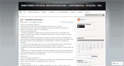 Desktop Screenshot of dceuniversitas.wordpress.com