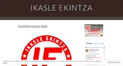 Desktop Screenshot of ikasleekintza.wordpress.com