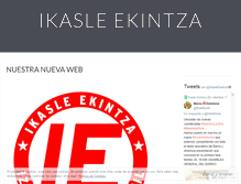 Tablet Screenshot of ikasleekintza.wordpress.com