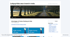 Desktop Screenshot of lolipopindia.wordpress.com