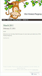Mobile Screenshot of minimonkeys.wordpress.com