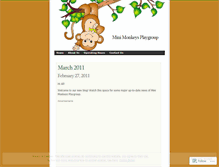 Tablet Screenshot of minimonkeys.wordpress.com