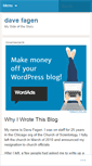 Mobile Screenshot of davefagen.wordpress.com