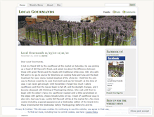 Tablet Screenshot of localgourmands.wordpress.com