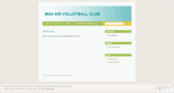 Desktop Screenshot of maxairvolleyball.wordpress.com