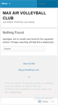 Mobile Screenshot of maxairvolleyball.wordpress.com