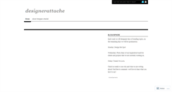 Desktop Screenshot of designerattache.wordpress.com