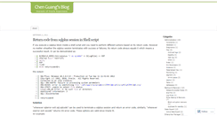 Desktop Screenshot of chenguangblog.wordpress.com