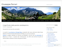 Tablet Screenshot of giuseppeferrari.wordpress.com