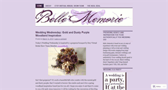 Desktop Screenshot of bellememorie.wordpress.com