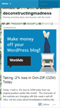 Mobile Screenshot of deconstructingmadness.wordpress.com