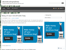 Tablet Screenshot of deconstructingmadness.wordpress.com
