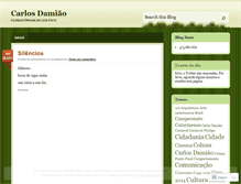 Tablet Screenshot of carlosdamiao.wordpress.com
